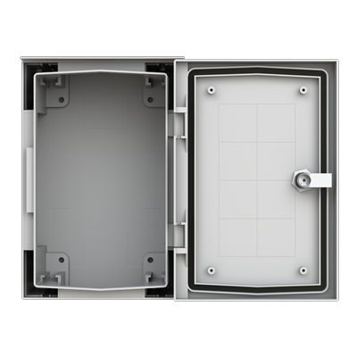 ABB Obudowa poliestrowa ARIA 75 drzwi pełne z zamkiem centralnym 1 pkt z kluczem dwupiórowym 735x535x270mm IP66 IK08 AR075P33