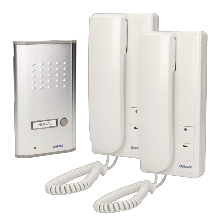 ORNO Zestaw domofonowy jednorodzinny z interkomem FOSSA INTERCOM OR-DOM-RL-902