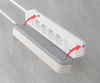 KERG listwa przeciwprzepięciowa 4-gniazdowa + szybka ładowarka USB-A+USB-C 3m 3×1,5mm² H05VV-F 16A/250V