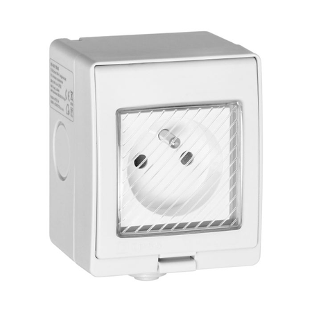 ORNO Gniazdo natynkowe IP55 TUYA Smart WiFi OR-SH-17405