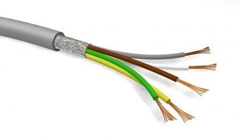 Przewód sterowniczy giętki, ekranowany LiYCY 2x1 mm² 300/300V