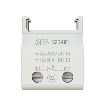 ABB  Styk pomocniczy S2C-H01 1NC  do aparatury S200, F200