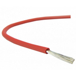 Przewód w izolacji silikonowej, bezhalogenowy SiF 1x0,5 mm²  brązowy, 300/500V temp. pracy: -60°C - +180°C