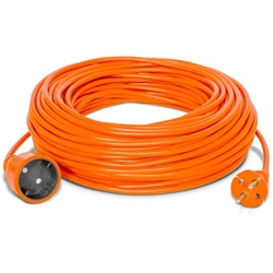 Przedłużacz ogrodowy 2x1 mm² długość 40m pomarańczowy PO-ST/40M/2X1/OMY