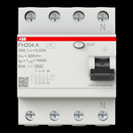 ABB Wyłącznik różnicowo-prądowy FH204-A-63/0,03; 4-polowy; typ A; I=63A; In= 30mA