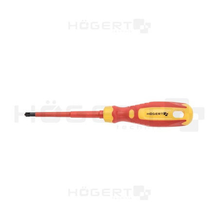 Hogert Wkrętak płasko-krzyżowy izolowany, PZ2/SL6 100mm, 1000V, SLIM, CrMo, HT1S977