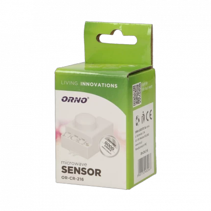 ORNO Czujnik ruchu mikrofalowy MINI 5,5Ghz IP20 800W OR-CR-216