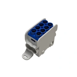 Blok dystrybucyjny - rozdzielczy HLAK 25 1P niebieski 2xAl/Cu 25mm²+16mm² 1000V AC/1500V DC