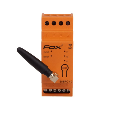 F&F FOX Monitor-licznik zużycia energii wi-fi, 3 fazowy - ENERGY-3-200