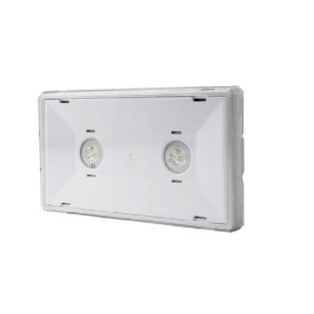 AWEX Oprawa awaryjna EXIT S IP65 ECO LED AT 1W 115lm 1h jednozadaniowa biała ETS/1W/E/1/SE/AT/WH